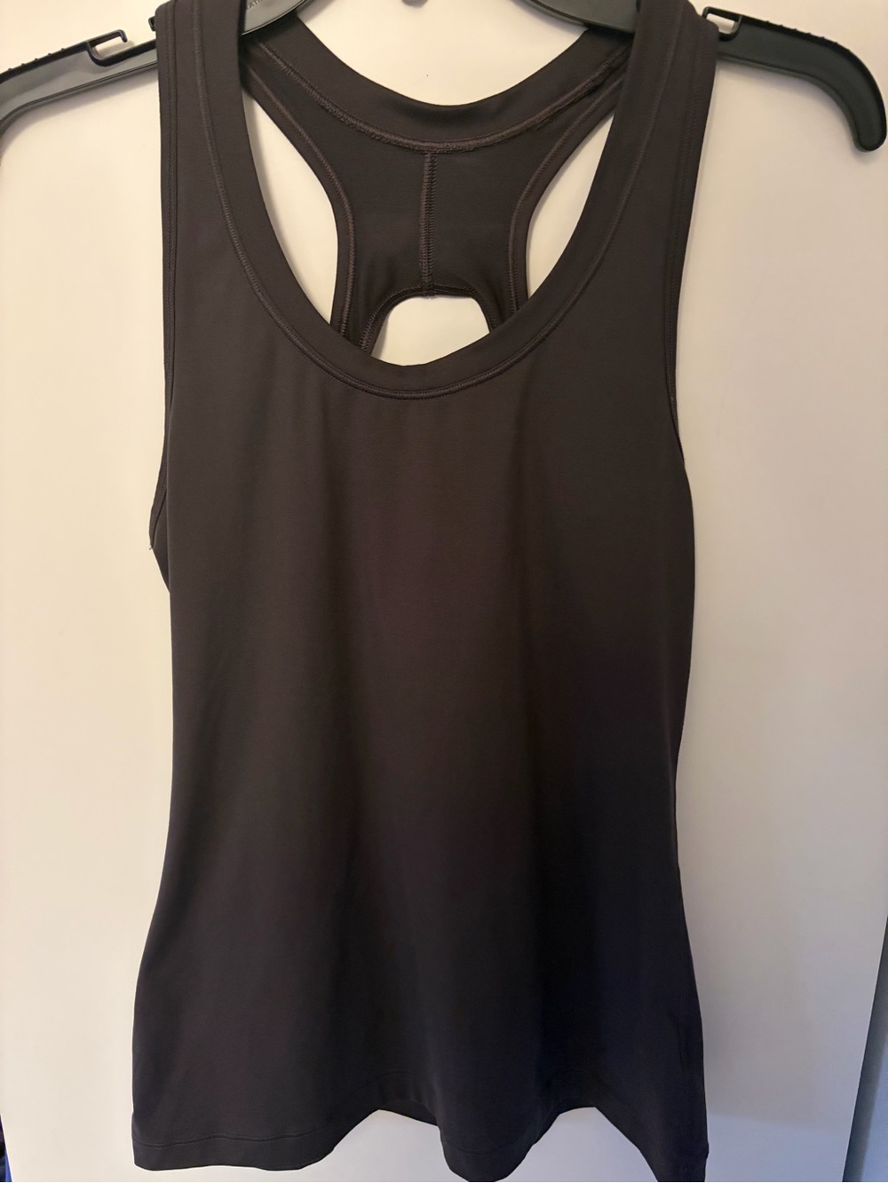 Women's Athleta Brown Charcoal Racerback Tank Top